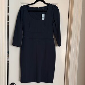 Ann Taylor Teal Long Sleeve Dress